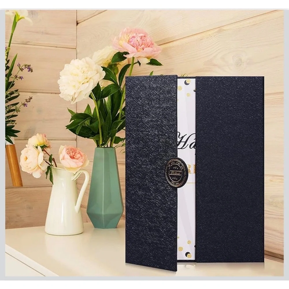 Happy Retirement Guest‎ Book Farewell Signature Board Black Gold Large